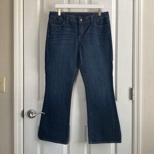 Talbots Womens Classic Wash Five Pocket Bootcut Denim Jeans Size 12P